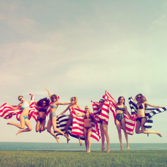 Taylor Swift and her squad jumping for joy. But the happiness can't last forever...(Photo: @taylorswift13/Instagram)