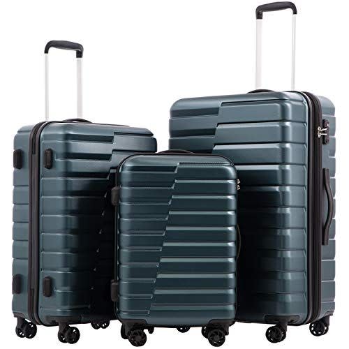 8) Expandable 3-Piece Luggage Set