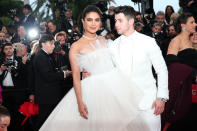 Nick Jonas and Priyanka Chopra's romance is one of the modern variety. Jonas made the first move by direct messaging the actress over Twitter in 2016. The pair made their red carpet debut at the 2017 Met Gala. Jonas popped the question in 2018, before the couple wed later that year. Photo: Getty Images