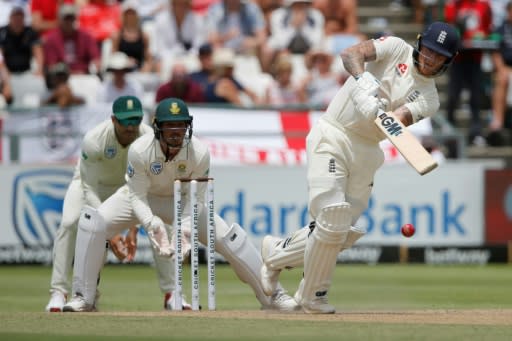 England's Ben Stokes launched an astonishing assualt on the South Africa bowling attack during the fourth day of the second Test at the Newlands