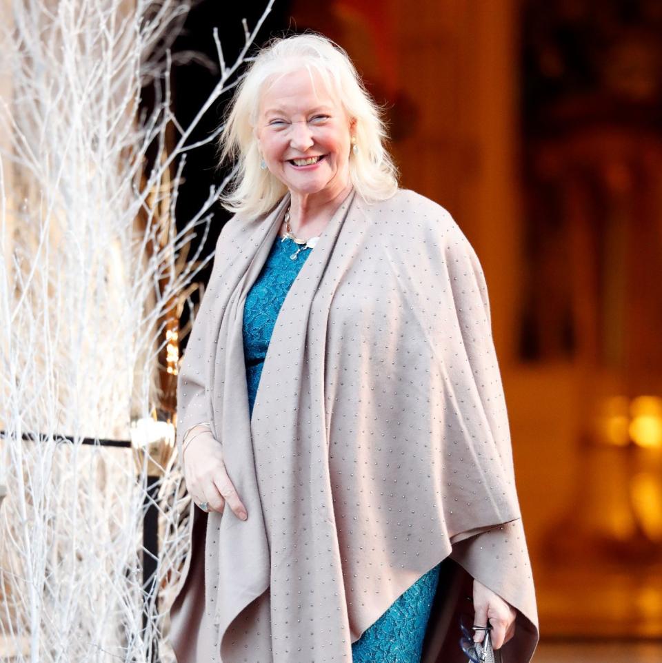 Angela Kelly leaves the Goring Hotel after attending a Christmas lunch hosted by The Queen - Max Mumby/Indigo