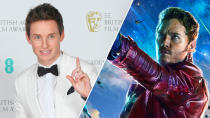 <p>Can’t see it ourselves, but apparently Oscar-winning Brit Eddie Redmayne <a rel="nofollow noopener" href="http://deadline.com/2012/11/marvel-testing-short-list-of-actors-for-guardians-of-the-galaxy-leader-378745/" target="_blank" data-ylk="slk:auditioned to play Peter Quill;elm:context_link;itc:0;sec:content-canvas" class="link ">auditioned to play Peter Quill</a>, the leader of the <em>Guardians of the Galaxy </em>in 2012. Other famous names who were tested for the part include Joel Edgerton, Jack Huston, and Lee Pace who went on to play the film’s villain, Ronan The Accuser. </p>