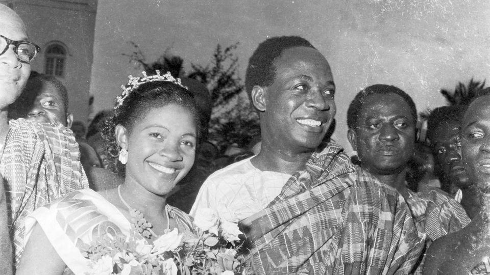 This subject of this image of Miss Ghana taken in 1958 was identified by her grown-up children. - J. K. Bruce Vanderpuije/Courtesy Deo Gratias Studio/Efie Gallery