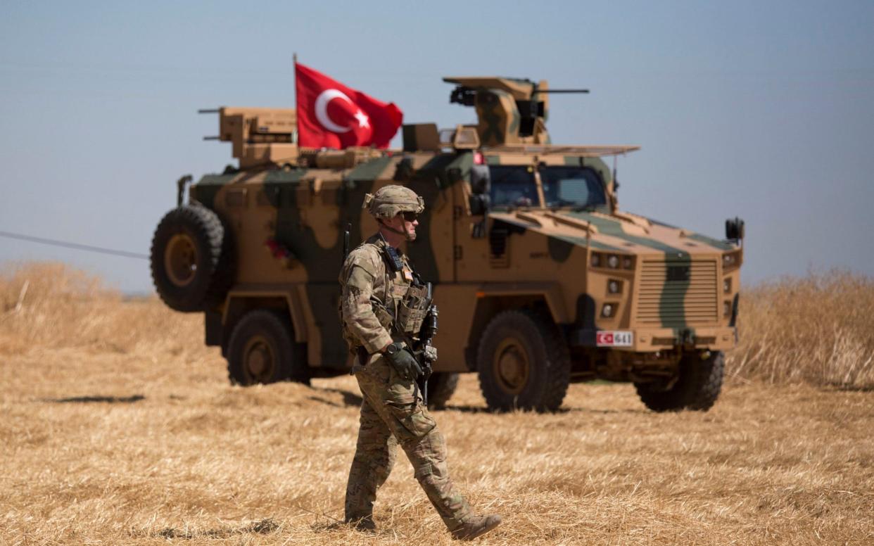  Turkey hopes the buffer zone will keep Syrian Kurdish fighters away from its border - AP