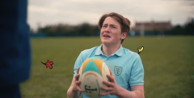 Nick was on the rugby team (Photo: Netflix)