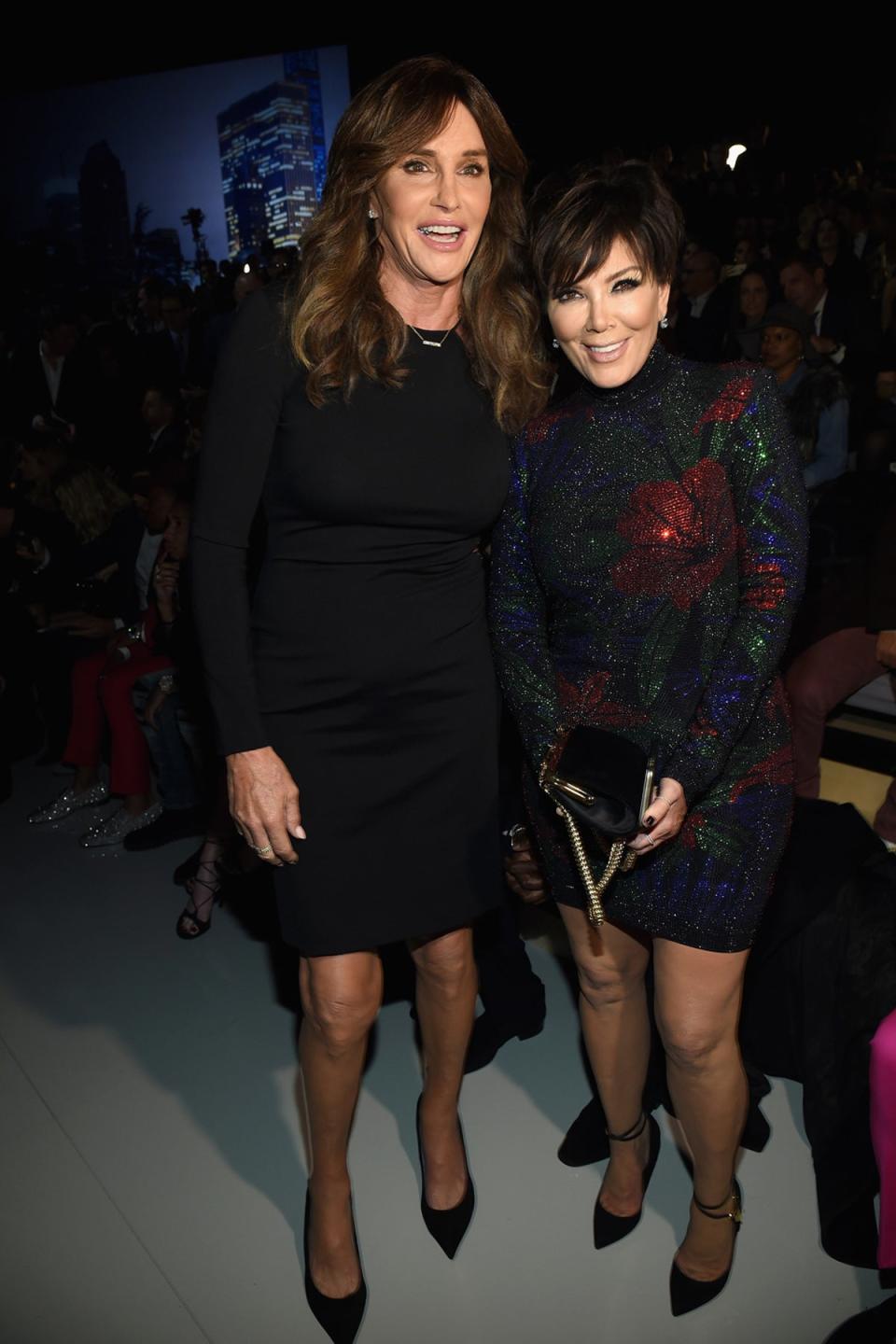 Happier times: Caitlyn Jenner and Kris Jenner attend the 2015 Victoria's Secret Fashion Show (Getty Images)