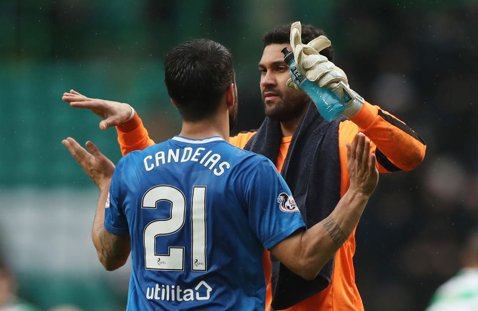 Wes Foderingham was a stalwart for Rangers in the first half