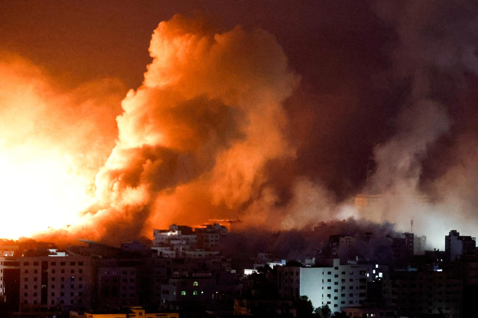 Gaza, 9. Oktober 2023. (Bild: REUTERS/Mohammed Salem)