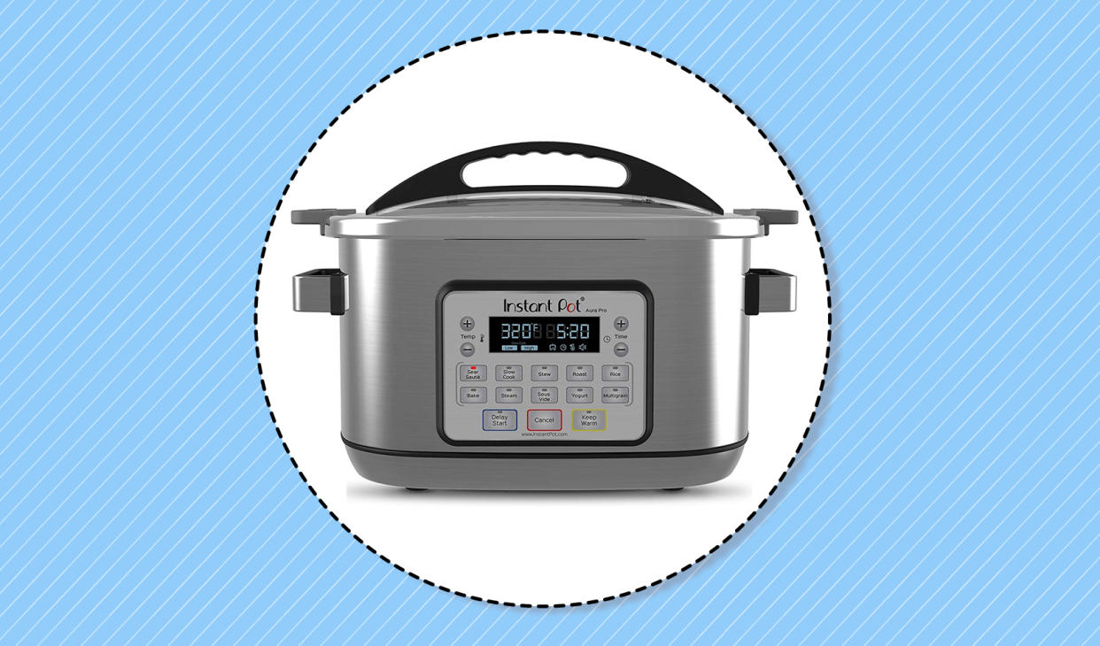 Instant Pot 8-quart Aura Pro Multi-Use Programmable Multicooker with Sous Vide. (Photo: Amazon)