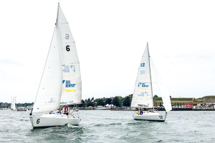 <p><a href="https://sailnewport.org" rel="nofollow noopener" target="_blank" data-ylk="slk:Sail Newport" class="link ">Sail Newport</a> is New England's largest public sailing center, and its one-hour Try Sailing experience offers novice sailors in groups of up to four adults or two adults and three children the opportunity to get out on the water. More information, including rates and how to book, is available <a href="https://sailnewport.org/adult-sailing-programs/try-sailing/" rel="nofollow noopener" target="_blank" data-ylk="slk:here" class="link ">here</a>. Adult intermediate and adult advanced <a href="https://sailnewport.org/adult-sailing-programs/adult-instruction/" rel="nofollow noopener" target="_blank" data-ylk="slk:classes" class="link ">classes</a> are also offered weekly from mid-May through August on Sail Newport's fleet of J/22s. </p>