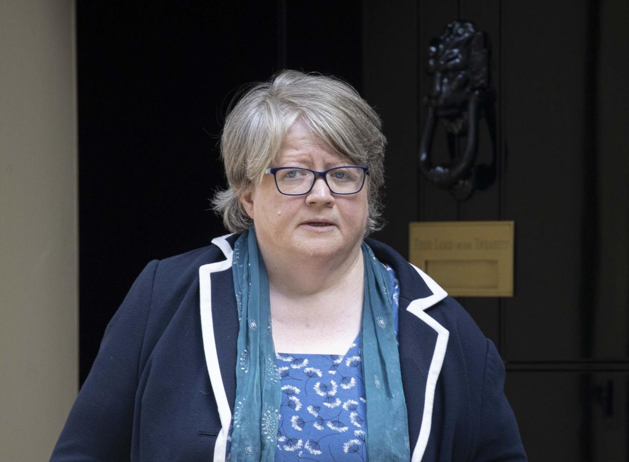 Therese Coffey has also previously voted against same-sex marriage, citing her Catholic faith for her views. (Radid Necati Aslim/Anadolu Agency/Getty)