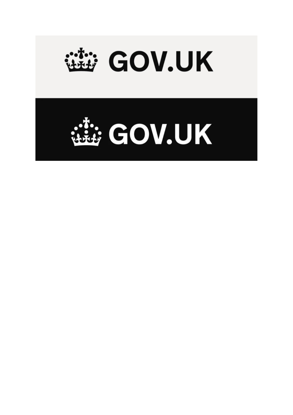 Le nouveau logo du site gov.uk prouve que les britanniques ont tourné la page sur le règne d’Elizabeth II. Photo d’illustration de gov.uk.