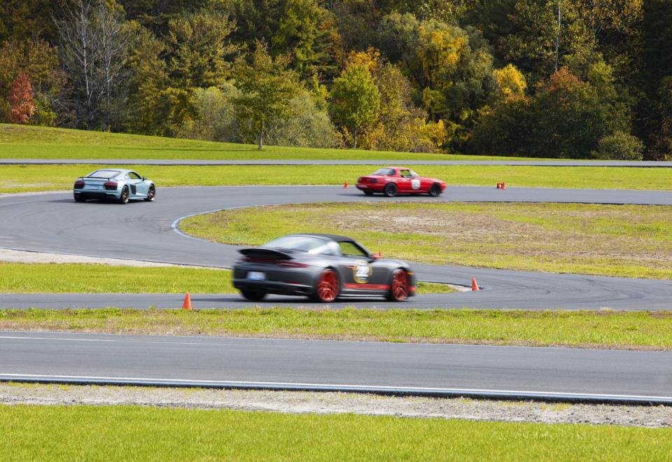 <p>We even got to run our own cars around Lime Rock's autocross!</p>