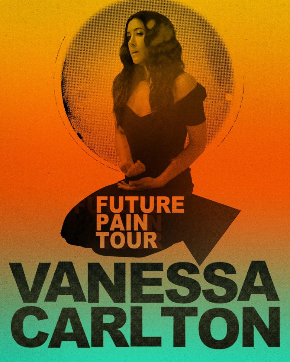 Poster for Vanessa Carlton's Future Pain Tour.