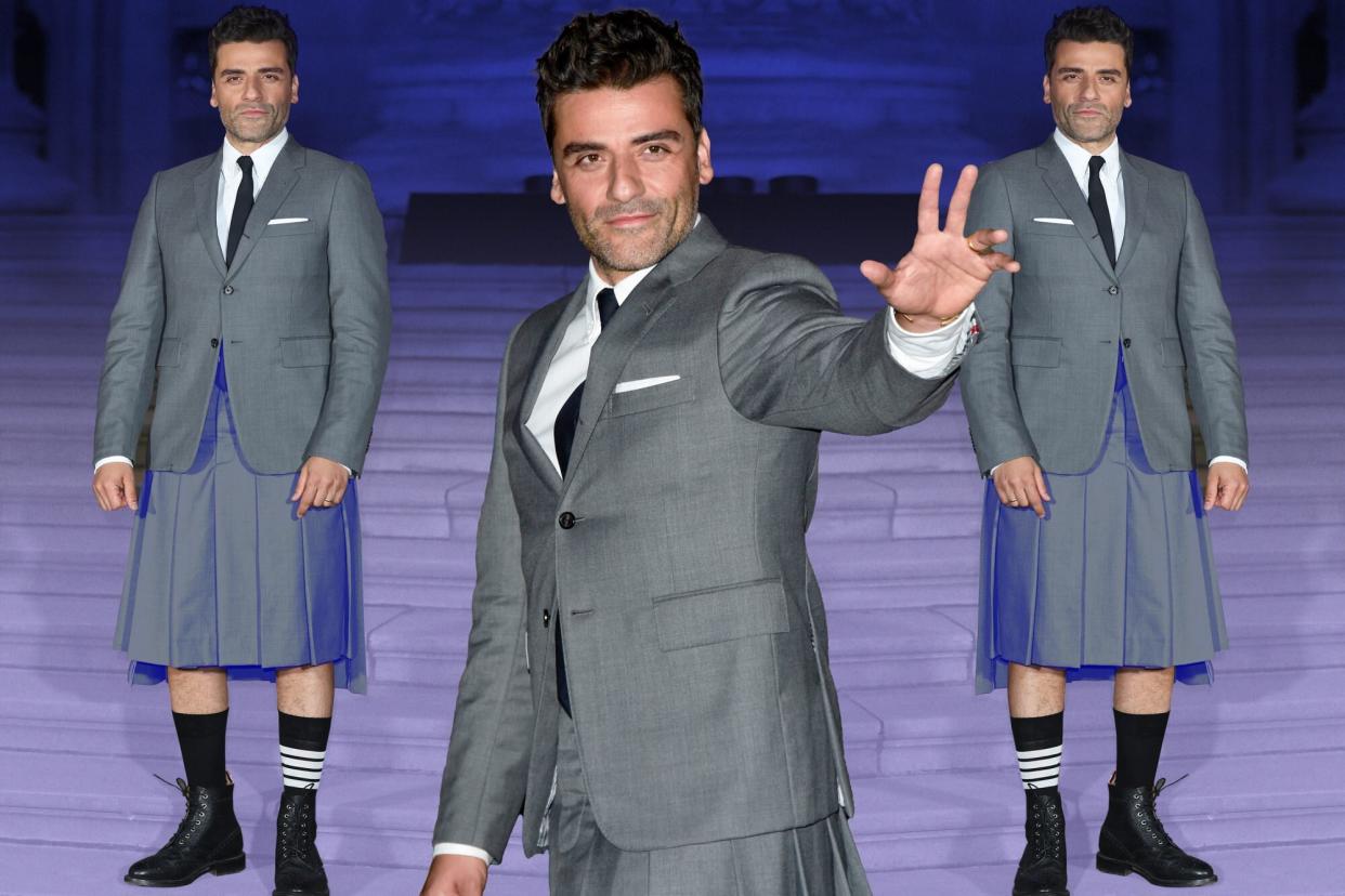 What's Even Hotter Than Oscar Isaac? Oscar Isaac Wearing a Skirt