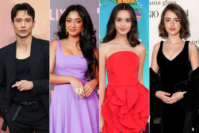 <p>Getty(4)</p> Manny Jacinto, Maitreyi Ramakrishnan, Sophia Hammons and Julia Butters