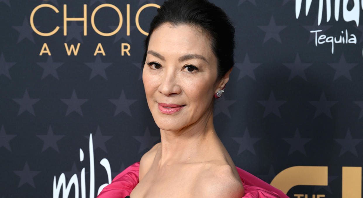 Michelle Yeoh is no stranger to show-stopping looks on and off screen. (Getty Images)