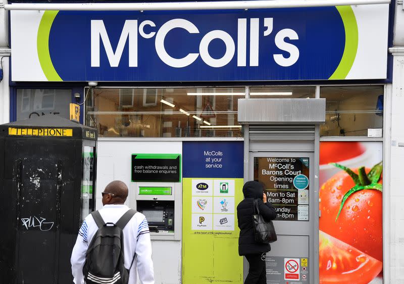 FILE PHOTO: McColl's convenience store in London