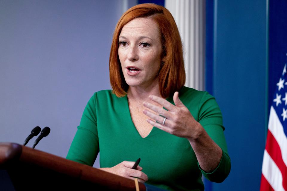 Jen Psaki  (Copyright 2021 The Associated Press. All rights reserved)