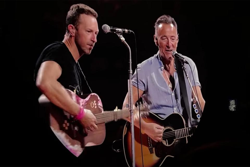 Coldplay with Bruce Springsteen - Working on a Dream, Dancing in the Dark - MetLife Stadium 6/5/22