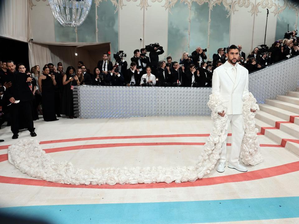 Bad Bunny attends the 2023 Met Gala.