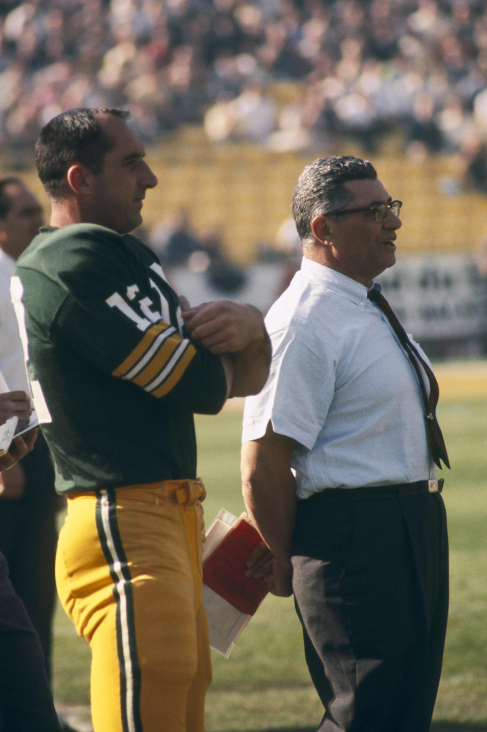 Zeke Bratkowski and Vince Lombardi