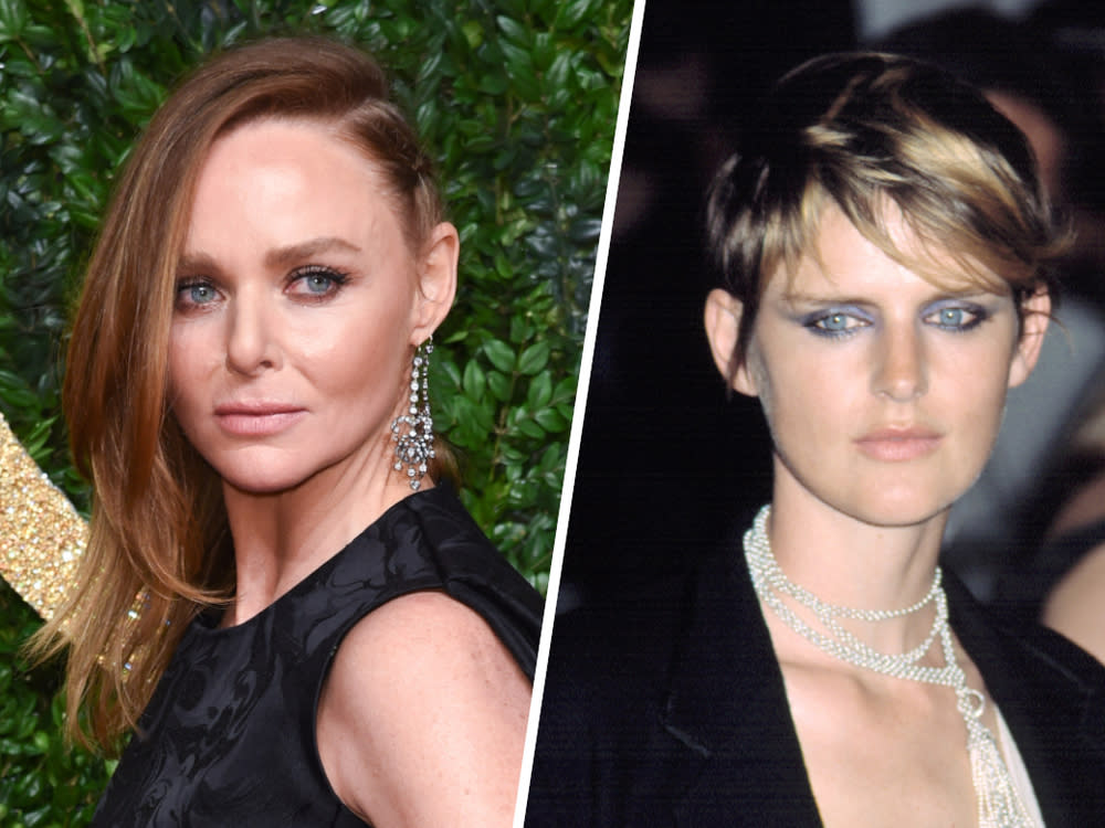 Designerin Stella McCartney (l.) kannte Stella Tennant seit vielen Jahren. (Bild: [M] Shutterstock.com/Featureflash Photo Agency/Everett Collection)