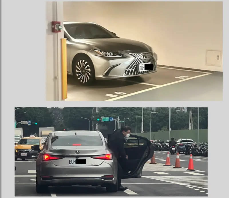 ▲立委王鴻薇踢爆，潘孟安入住綠能廠商名下豪宅，雙車位還只停一輛車。（圖／王鴻薇提供）