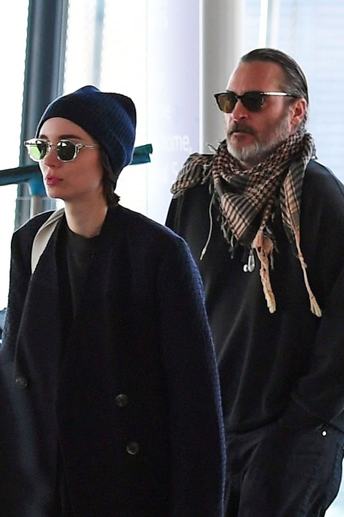 Rooney Mara and Joaquin Phoenix