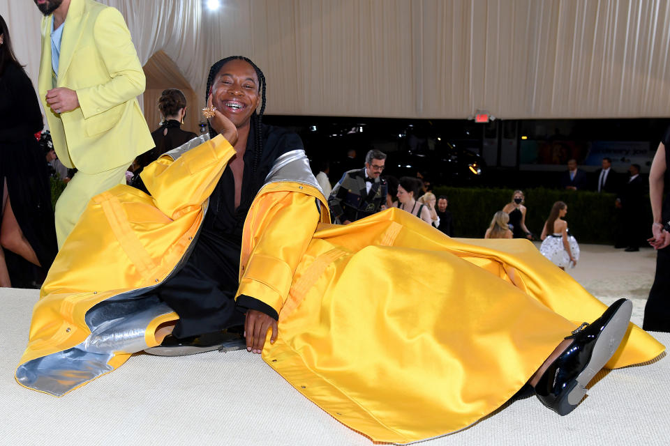 Jeremy O. Harris attends The 2021 Met Gala - Credit: Getty Images For The Met Museum/