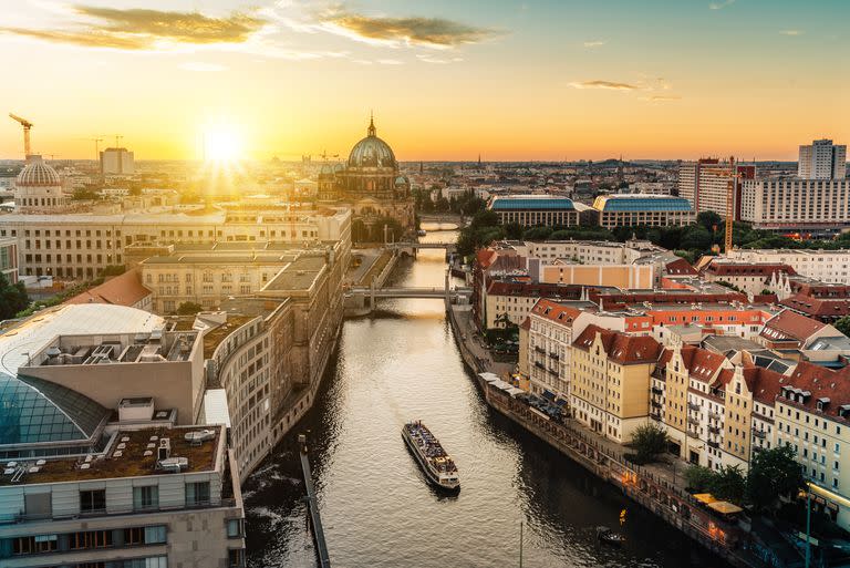 Una vista de la ciudad de Berlín