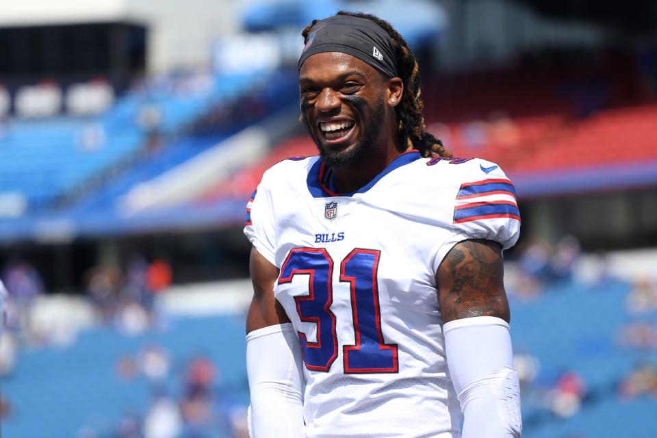 Buffalo Bills safety Damar Hamlin was released from a Buffalo hospital on Jan. 11, 2023, more than a week after he went into cardiac arrest and had to be resuscitated during a game at Cincinnati.