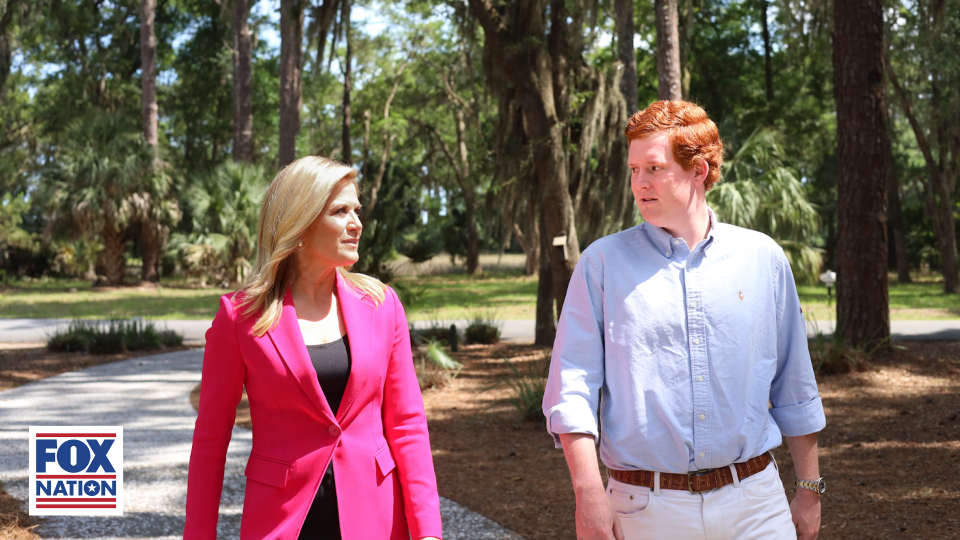 Richard Alexander "Buster" Murdaugh Jr., at right, with Fox News Anchor Martha MacCallum.