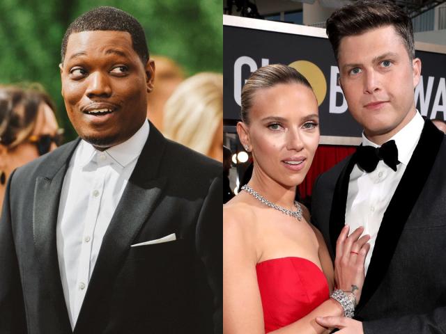 Colin Jost Forced to Roast His Wife, Scarlett Johansson, on 'SNL