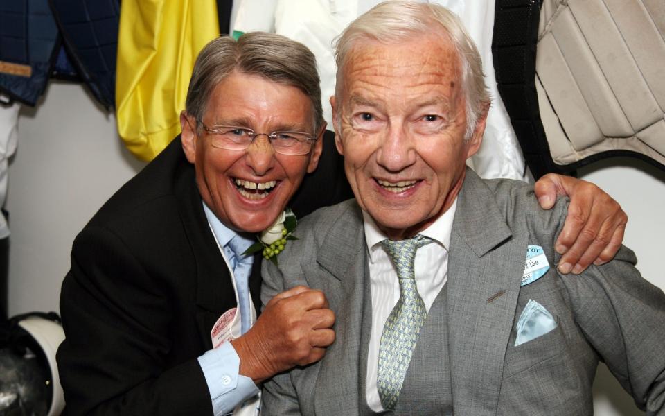 Willie Carson and Piggott at Royal Ascot in 2007 - Ian Jones