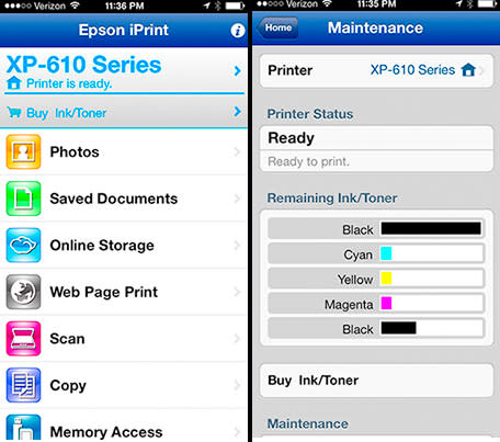 Epson Expression Premium XP-610 Printer: Small printer, big features