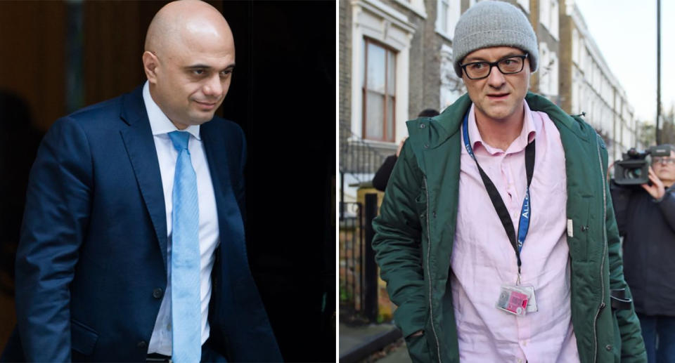 Sajid Javid/Dominic Cummings