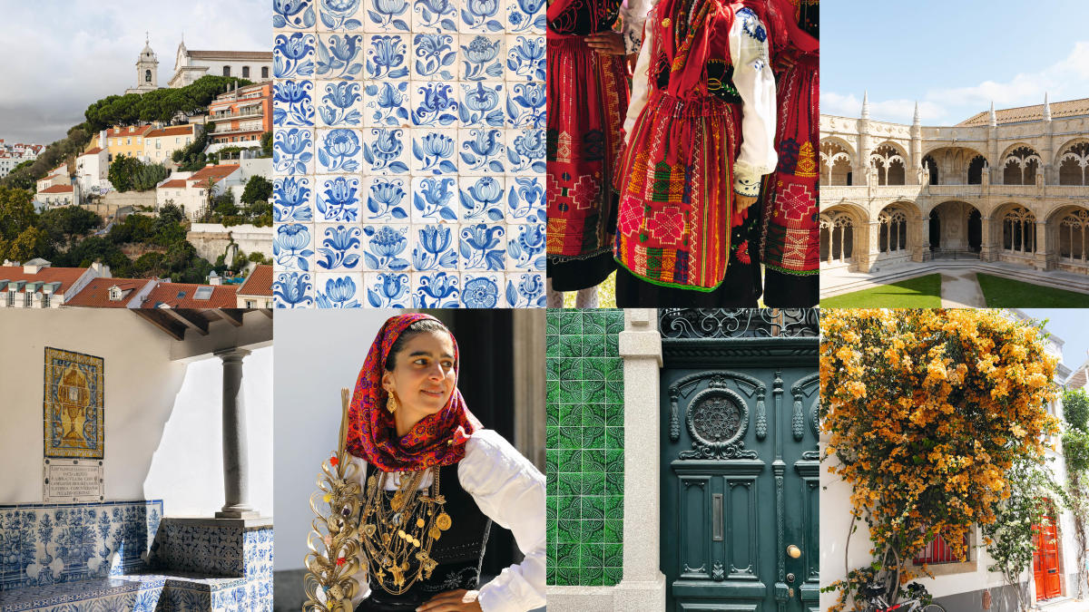 Este novo livro celebra as muitas cores e formas de Portugal