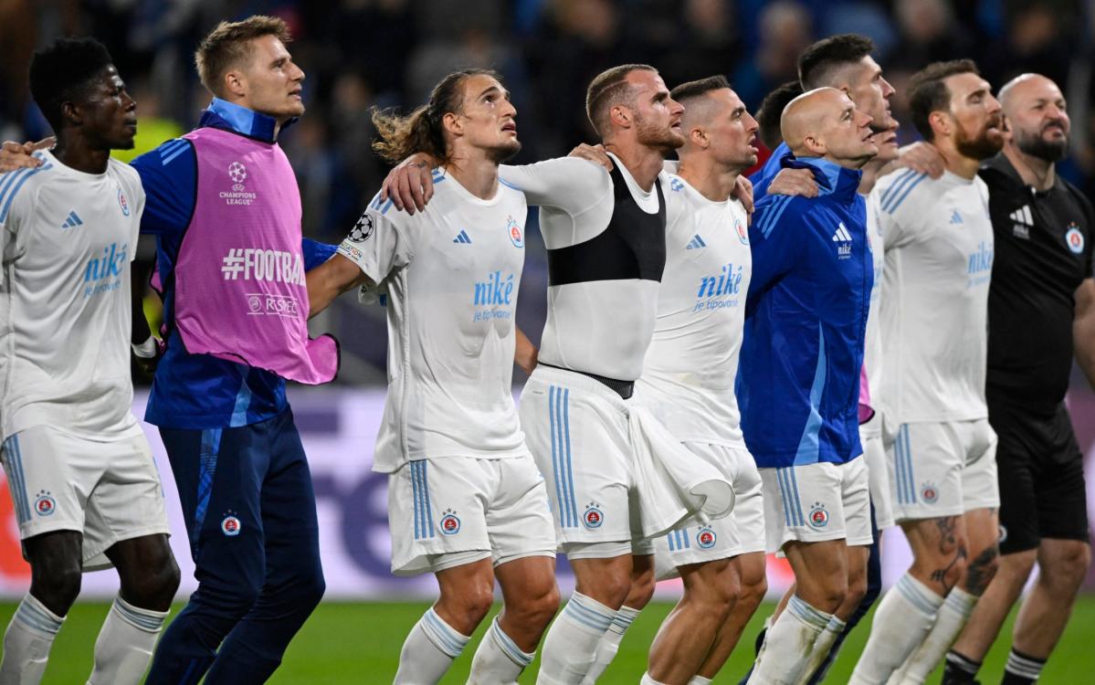 Slovan Bratislava given standing ovation after Champions League thrashing by Man City