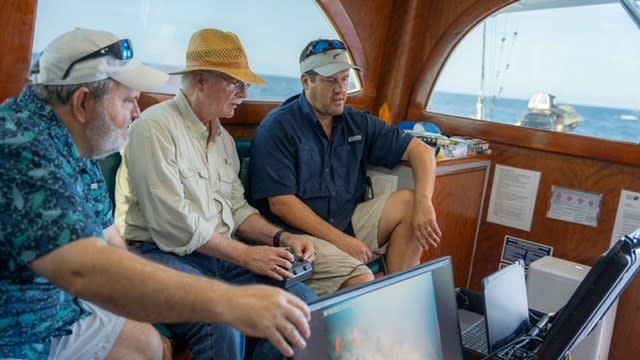 Congressman John Rutherford tours St. Augustine reefs to assess red snapper fisheries.