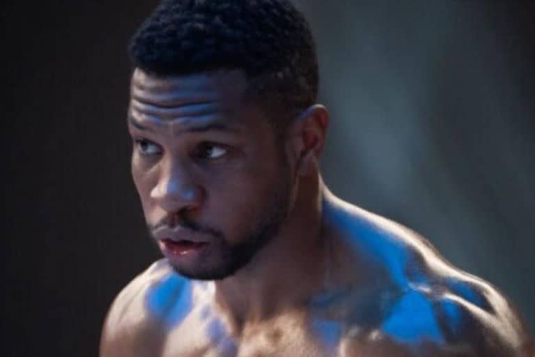 Jonathan Majors interpretó al rival de Apolo Creed en Creed III la última película de la saga de boxeo que se inició con Rocky