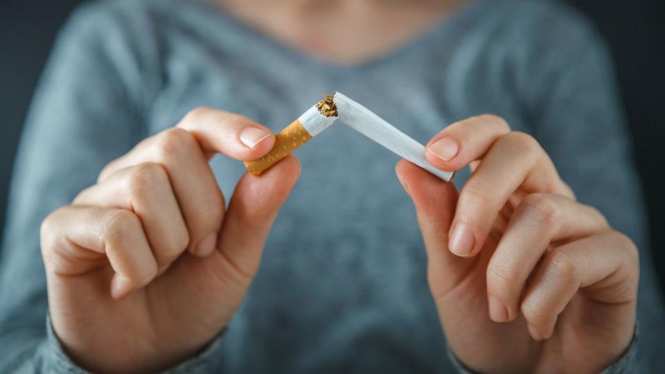 how to get rid of a cough quitting cigarette smoking