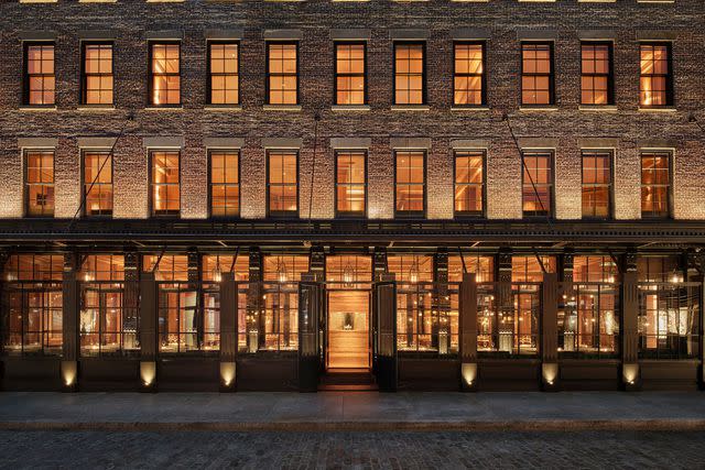 <p>Courtesy of RH</p> The exterior of RH Guesthouse, in Manhattan&#39;s Meatpacking District.