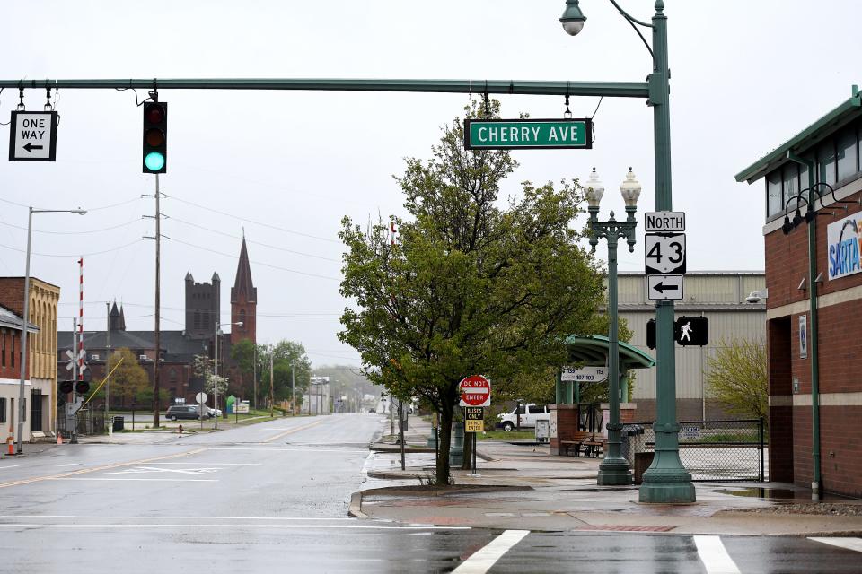 Freshman U.S. Rep. Emilia Sykes, D-Akron, is seeking federal funding for 15 community projects, including for streetscaping along Tuscarawas Street E in Canton.