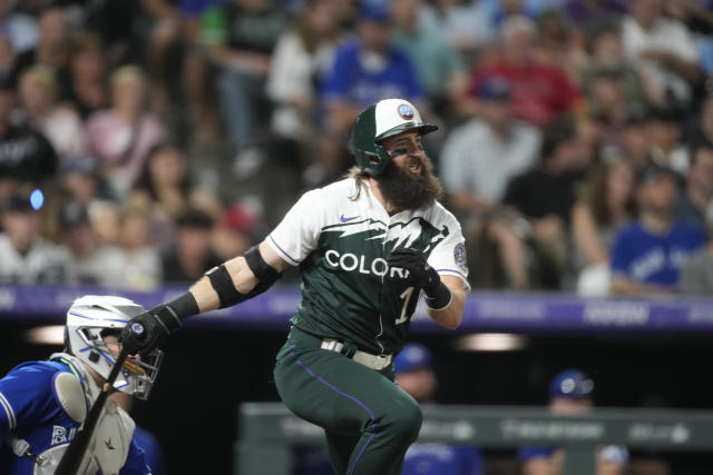 Doyle's 3-run triple, Blackmon's three RBIs lead Rockies to 8-7