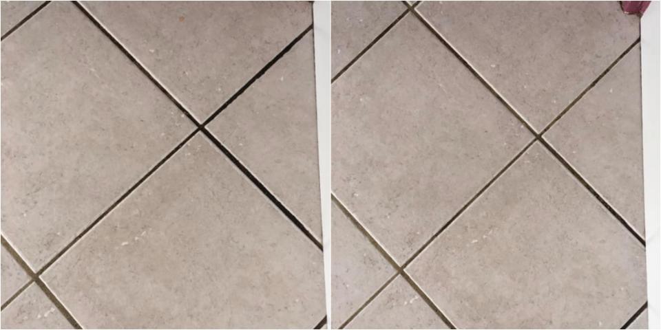 How to get grout out of tiles