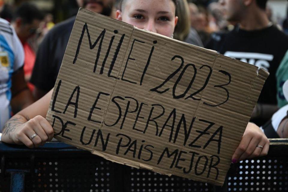 Simpatizante de Milei.