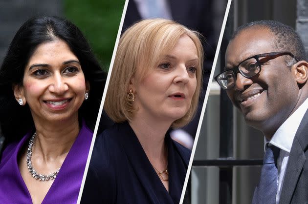 Suella Braverman, Liz Truss and Kwasi Kwarteng (Photo: Getty)