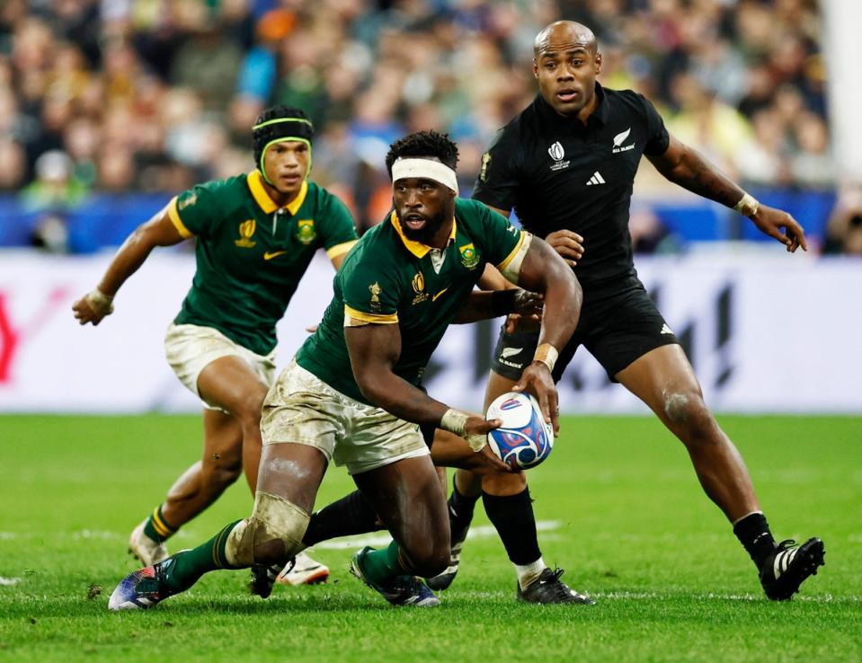 South Africa's Siya Kolisi in action (Reuters)