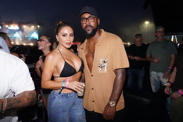 Larsa Pippen and Marcus Jordan photographed on July 22, 2023 in Miami Gardens, Florida.